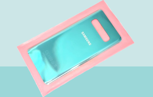 - Samsung Galaxy S10 Arka Kapak Batarya Kapağı -  YEŞİL