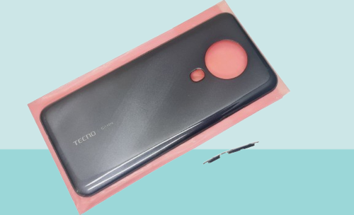 - Tecno Spark 6 (KE7) FULL KASA Arka Kapak Batarya Kapağı - SİYAH