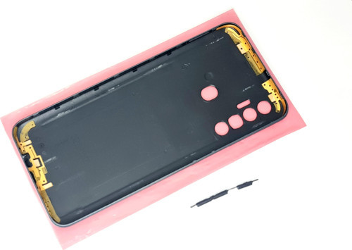 - Tecno Spark 7 Pro (KF8)Uyumlu FULL KASA Arka Kapak Batarya Kapağı - FÜME