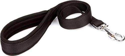 Havalı Dokuma Köpek Gezdirme Tasması Medium Siyah 2,5-120 Cm
