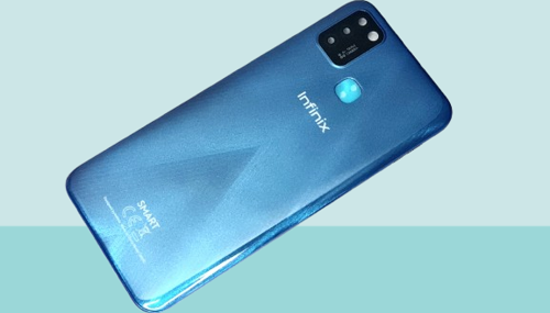 - Infinix Smart 5 FULL KASA Arka Kapak Batarya Kapağı - MAVİ