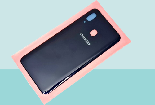 - Samsung Galaxy A20 A205 Arka Kapak Batarya Kapağı - LACİVERT