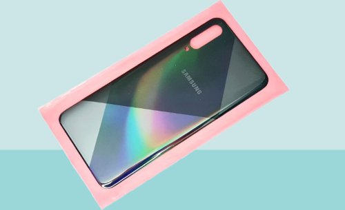 - Samsung Galaxy A50S A507 Arka Kapak Batarya Kapağı - SİYAH