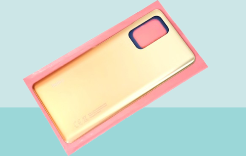 - Xiaomi Redmi NOTE 10 PRO (4G) Arka Kapak Batarya Kapağı - GOLD