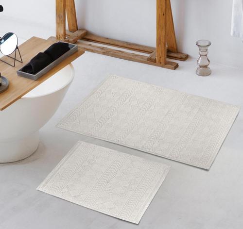 Home Sue 2 li Banyo Paspası-Ekru