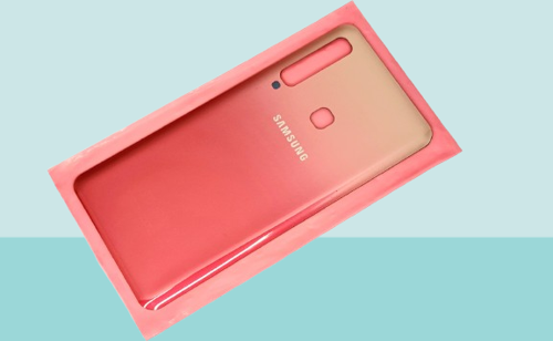 - Samsung Galaxy A9 A920 2018 Arka Kapak Batarya Kapağı -  KIRMIZI