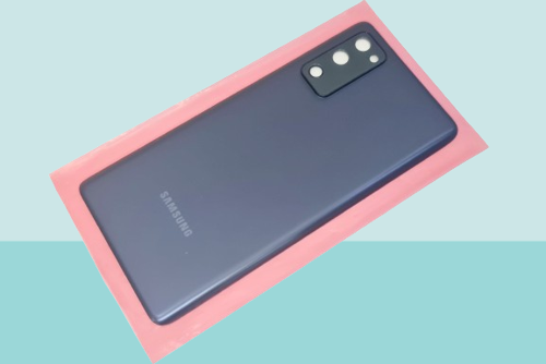 - Samsung Galaxy S20 FE Arka Kapak Batarya Kapağı (Cam Full Lensli) - SİYAH