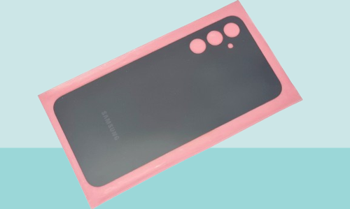 - Samsung Galaxy A24 Arka Kapak Batarya Kapağı - SİYAH