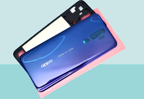 - Oppo A9 2020 FULL KASA Arka Kapak Batarya Kapağı - MAVİ
