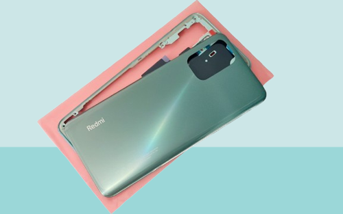 - Xiaomi Redmi NOTE 10S (4G) FULL KASA Arka Kapak Batarya Kapağı YEŞİL