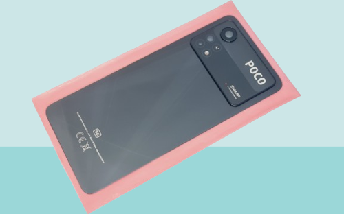 - Xiaomi POCO X4 PRO Arka Kapak Batarya Kapağı (Cam Full Lensli) - SİYAH