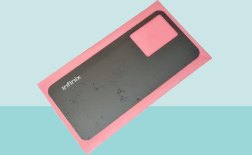 - Infinix NOTE 12 PRO Arka Kapak Batarya Kapağı - SİYAH