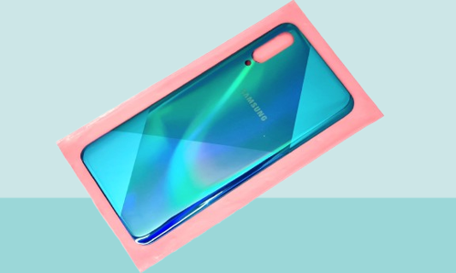 - Samsung Galaxy A50S A507 Arka Kapak Batarya Kapağı - YEŞİL