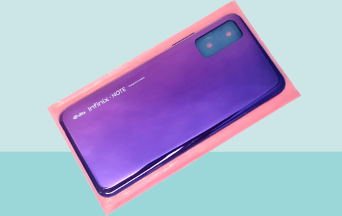 - Infinix NOTE 7 LİTE FULL KASA Arka Kapak Batarya Kapağı - MAVİ