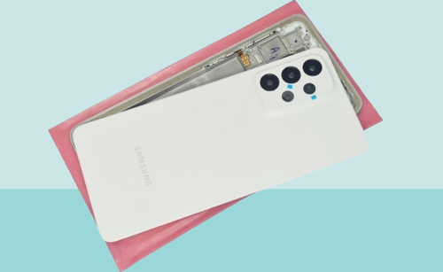 - Samsung Galaxy A33 FULL KASA Arka Kapak Batarya Kapağı - BEYAZ