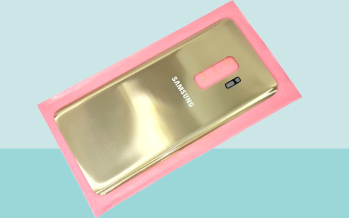 - Samsung Galaxy S9 PLUS Arka Kapak Batarya Kapağı - GOLD
