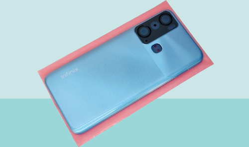 - Infinix HOT 20İ FULL KASA Arka Kapak Batarya Kapağı - MAVİ