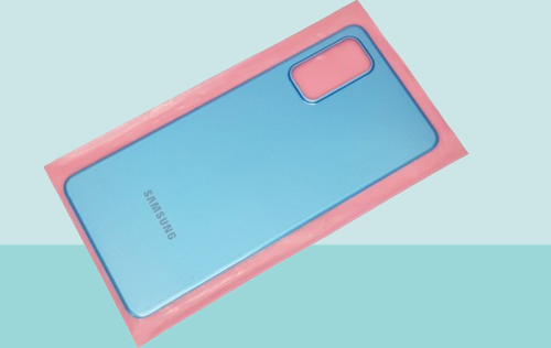 - Samsung Galaxy M52 Arka Kapak Batarya Kapağı - MAVİ