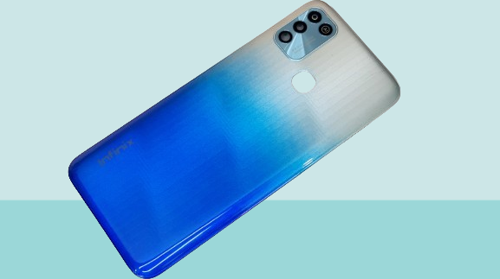 - Infinix HOT 11 PLAY FULL KASA Arka Kapak Batarya Kapağı - MAVİ