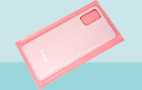 - Samsung Galaxy S20 PLUS Arka Kapak Batarya Kapağı -  PEMBE