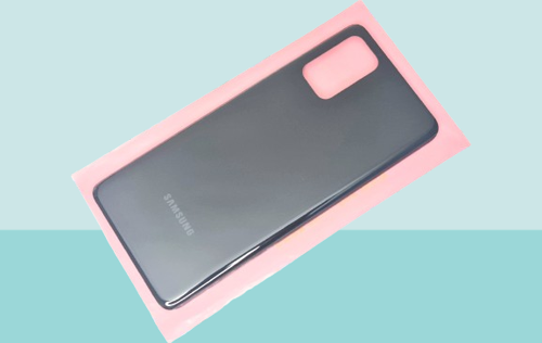 - Samsung Galaxy S20 PLUS Arka Kapak Batarya Kapağı -  SİYAH