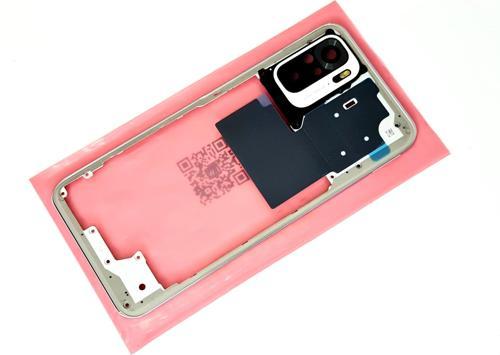 - Xiaomi Redmi NOTE 10 (4G) FULL KASA Arka Kapak Batarya Kapağı - BEYAZ