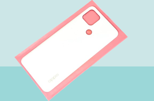 - Oppo A15 A15S Arka Kapak Batarya Kapağı - Beyaz