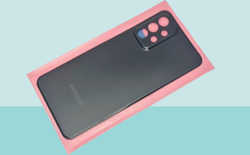 - Samsung Galaxy A23 Arka Kapak Batarya Kapağı - SİYAH