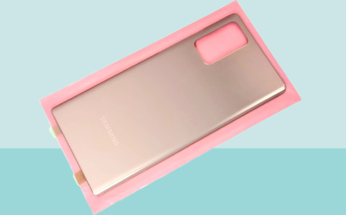- Samsung Galaxy NOTE 20 - SM-N980 Arka Kapak Batarya Kapağı -  GOLD