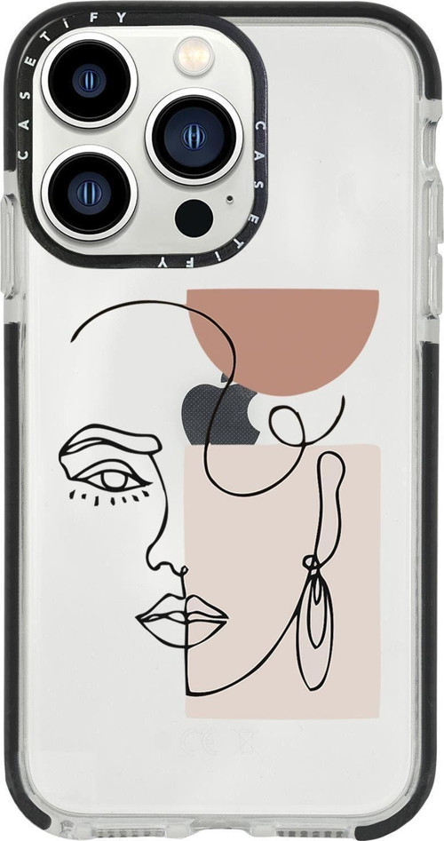 İphone 13 Pro Women Art Casetify Darbe Emci Silikonlu Telefon Kılıfı