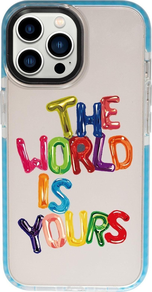 İphone 13 Pro The World Is Yours Candy Bumper Silikonlu Telefon Kılıfı