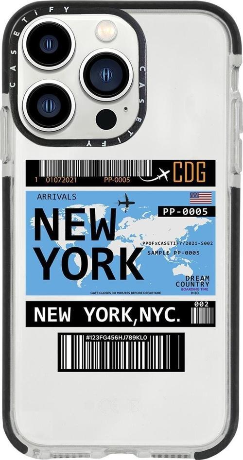 İphone 13 Pro New York Casetify Darbe Emci Silikonlu Telefon Kılıfı