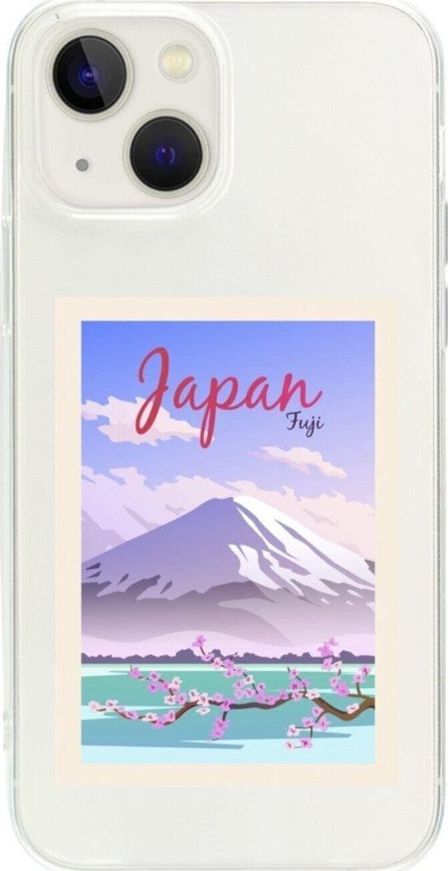 İphone 13 Japan Fuji Şeffaf Telefon Kılıfı