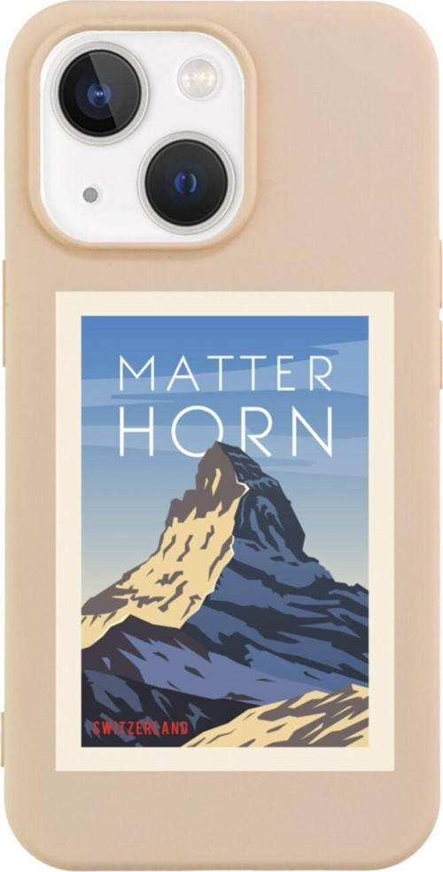 İphone 13 Matter Horn Tasarımlı Pembe Telefon Kılıfı