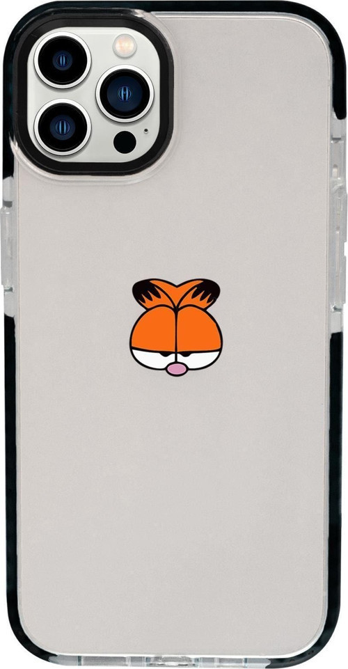 İphone 13 Pro Max Garfield Candy Bumper Darbe Emci Silikonlu Telefon Kılıfı