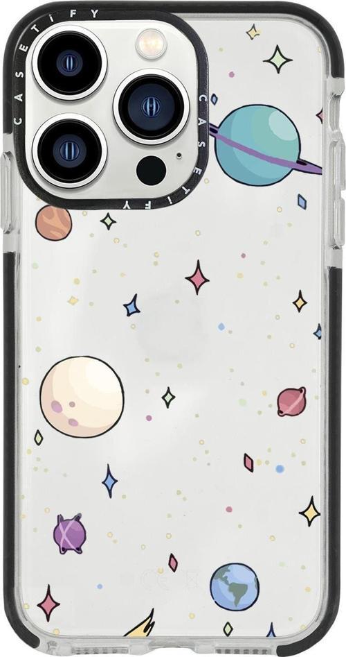 İphone 13 Pro Gezegenler Casetify Darbe Emci Silikonlu Telefon Kılıfı