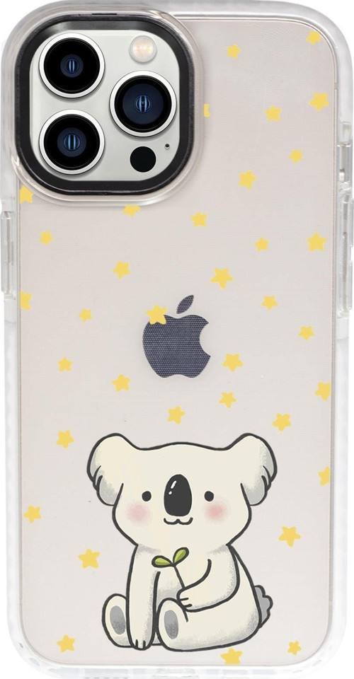 İphone 13 Pro Max Koala Candy Bumper Darbe Emci Silikonlu Telefon Kılıfı