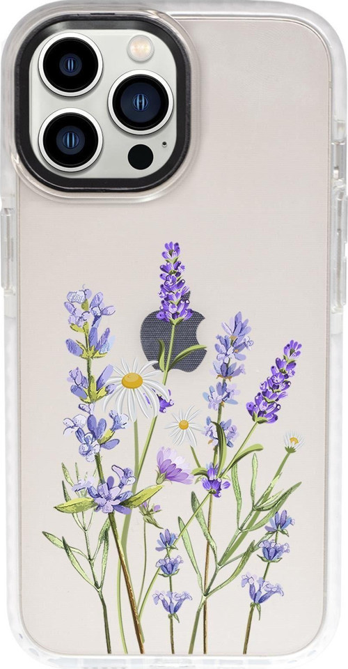 İphone 13 Pro Max Lavender Candy Bumper Darbe Emci Silikonlu Telefon Kılıfı