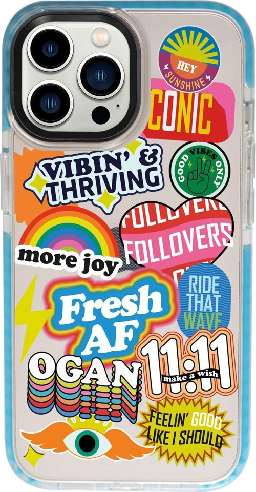 İphone 13 Pro Fresh Desenli Candy Bumper Silikonlu Telefon Kılıfı Uyumlu