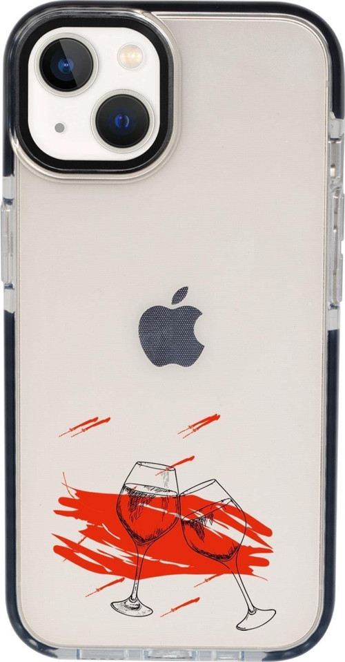 İphone 13 Spilled Wine Candy Bumper Darbe Emci Silikonlu Telefon Kılıfı