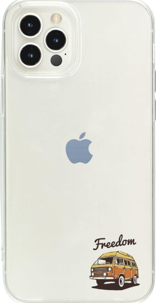 İphone 13 Pro Freedom Karavan Şeffaf Telefon Kılıfı