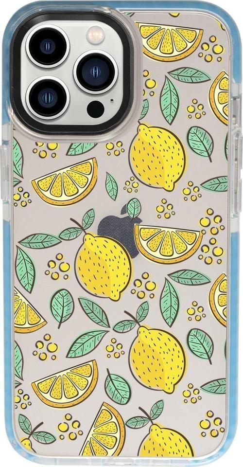 İphone 13 Pro Limon Candy Bumper Darbe Emci Silikonlu Telefon Kılıfı
