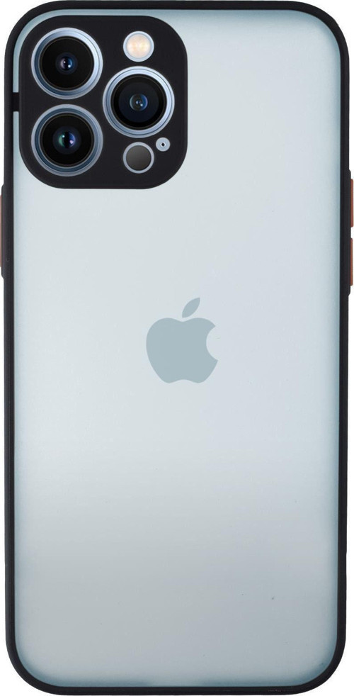 İphone 13 Pro Uyumlu Kamera Korumalı Buzlu Şeffaf Lüx Telefon Kılıfı Mchzr