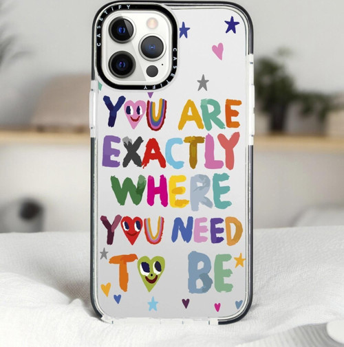 İphone 13 Pro Need To Be Desenli Casetify Darbe Emci Silikonlu Telefon Kılıfı