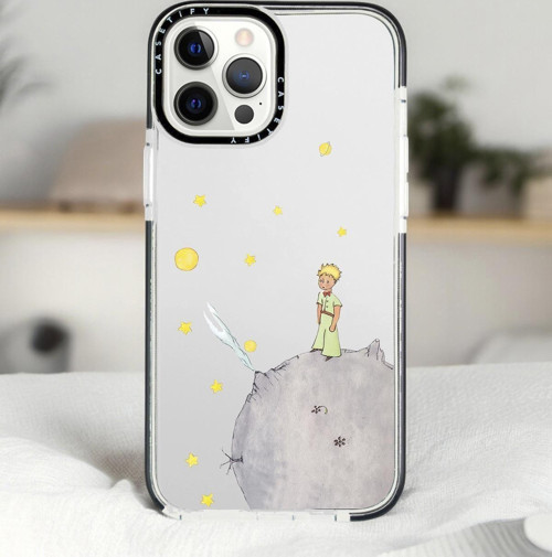 İphone 13 Pro Küçük Prens Desenli Casetify Darbe Emci Silikonlu Telefon Kılıfı