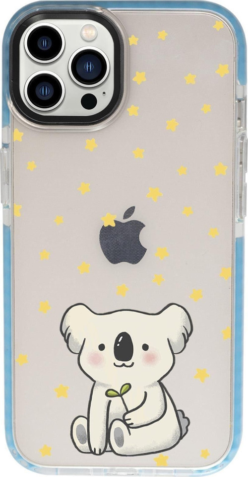 İphone 13 Pro Max Koala Candy Bumper Darbe Emci Silikonlu Telefon Kılıfı