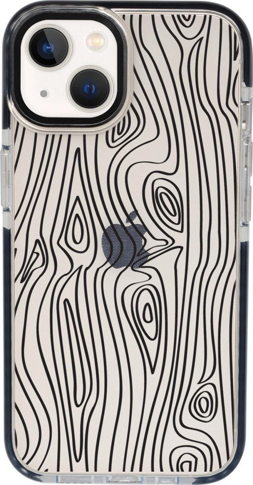 İphone 13 Wooden Candy Bumper Darbe Emci Silikonlu Telefon Kılıfı