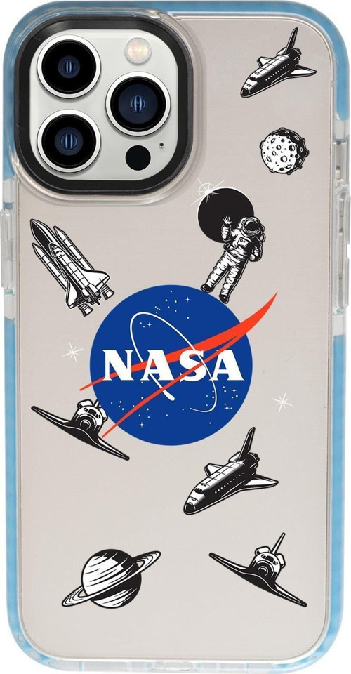 İphone 13 Pro Nasa Candy Bumper Darbe Emci Silikonlu Telefon Kılıfı