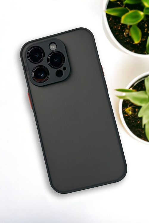 İphone 13 Pro Max Uyumlu Buzlu Şeffaf Lüx Telefon Kılıfı Mchzr