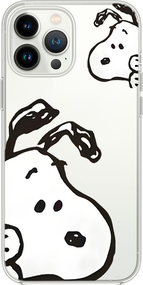 İphone 13 Pro Uyumlu Cool Doggo Desenli Şeffaf Silikonlu Telefon Kılıfı